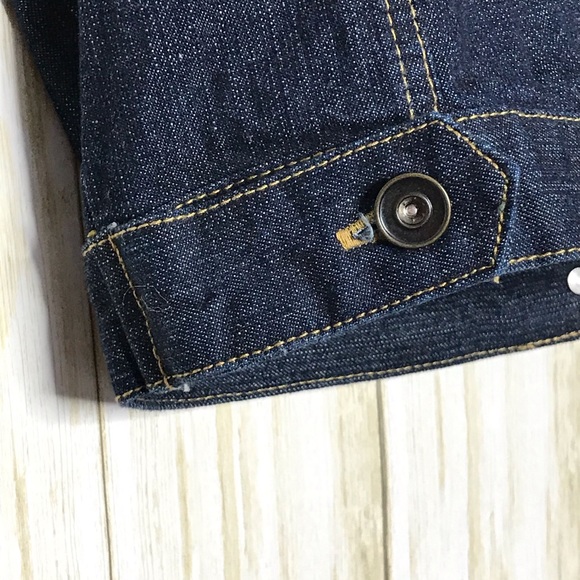 Mossimo Supply Co Denim Vest Dark Wash - Picture 3 of 6